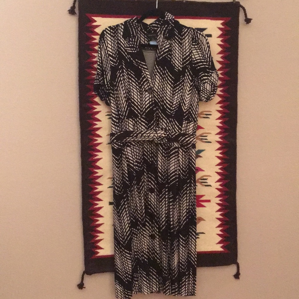 Hallucinogenic dress. Will camouflage anything!